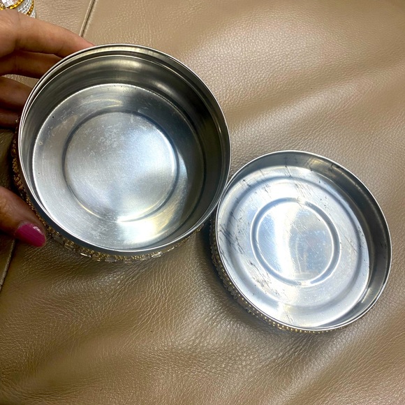 SET OF 2 mirror work golden boxes- Perfect for gifting or own use. Brand new. - Picture 5 of 8